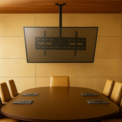 Staffa tv 32'-70” soffitto allungabile inclinabile vesa 100x100 400x400mm