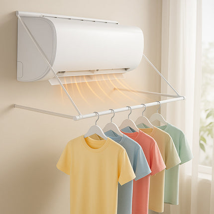 Stendino per condizionatore estensibile 60-110 cm asciuga biancheria enzoled