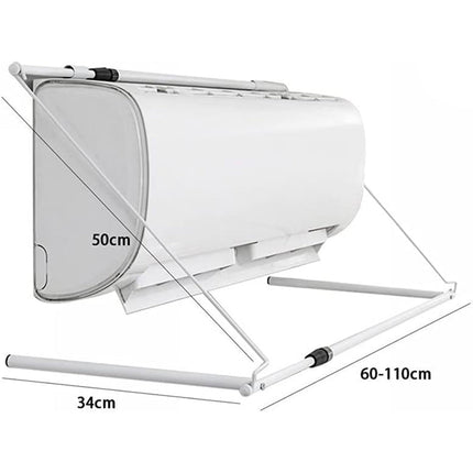 Stendino per condizionatore estensibile 60-110 cm asciuga biancheria enzoled