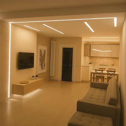 Striscia led 2835 strip 5 metri bobina adesiva 600 led IP55 enzoled