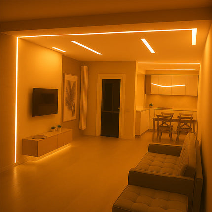 Striscia led 2835 strip 5 metri bobina adesiva 600 led IP55 enzoled