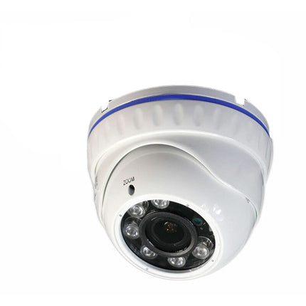 Telecamera dome AHD full hd 5 mpx lente varifocale 2,8-12 mm 6 led enzoled