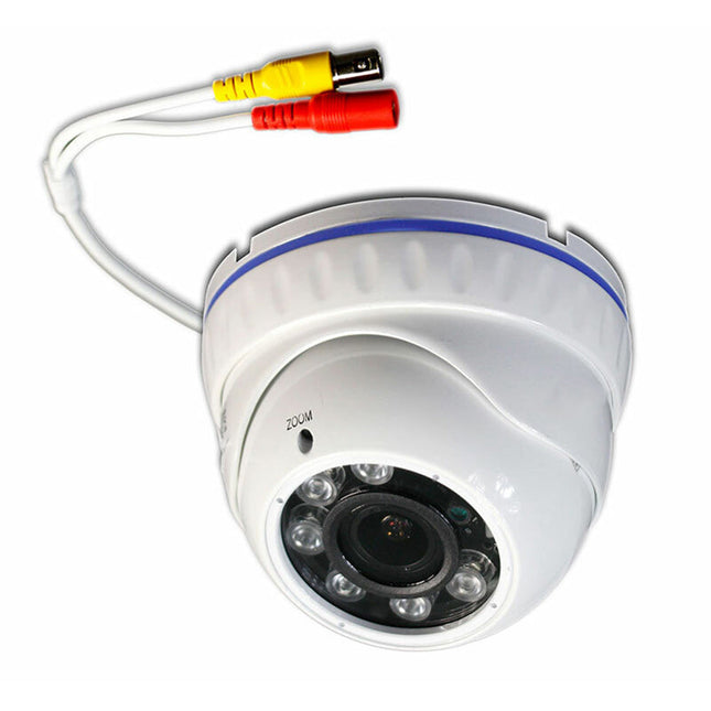 Telecamera dome AHD full hd 5 mpx lente varifocale 2,8-12 mm 6 led enzoled