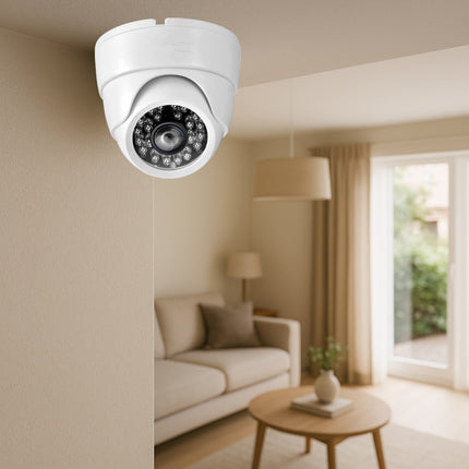 Telecamera dome AHD 24 infrarossi lente 2.8mm 5MPX 1080P FULL HD enzoled