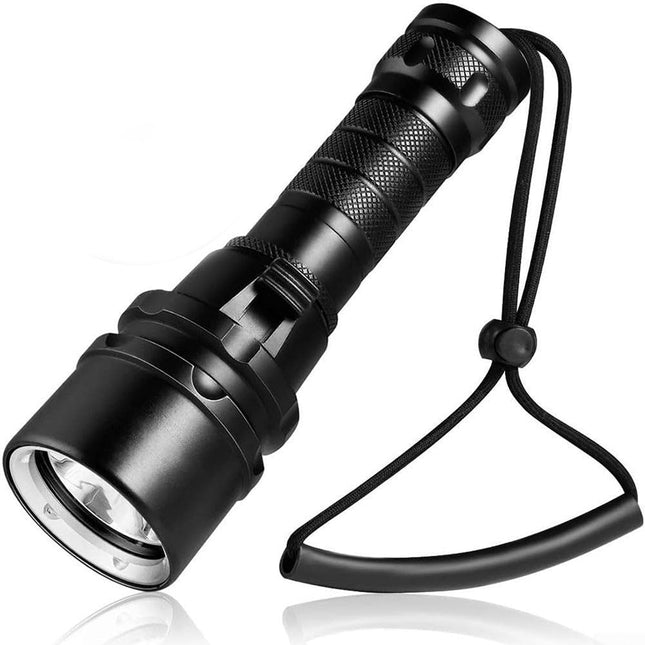 Torcia a led subacquea ad alta luminosità per immersioni 20MT IPX8