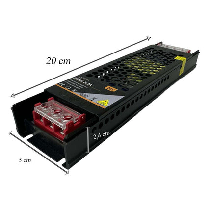 Alimentatore slim stabilizzato 24v 200 watt switch trasformatore 8.3 mha per videosorveglianza e led - enzoled