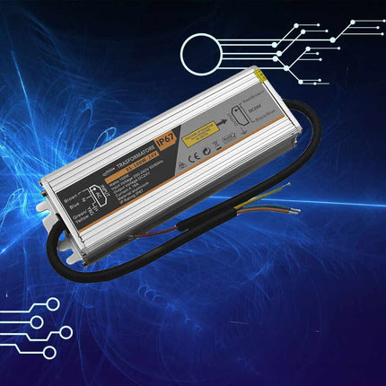Alimentatore stabilizzato impermeabile in metallo DC24v 4,16A 100 watt IP67 trasformatore 220v per strip led telecamere - enzoled