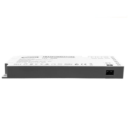 Alimentatore trasformatore slim da 230v a 12v 60 watt per strip led sensori luci 6 uscite 3 ingressi - enzoled
