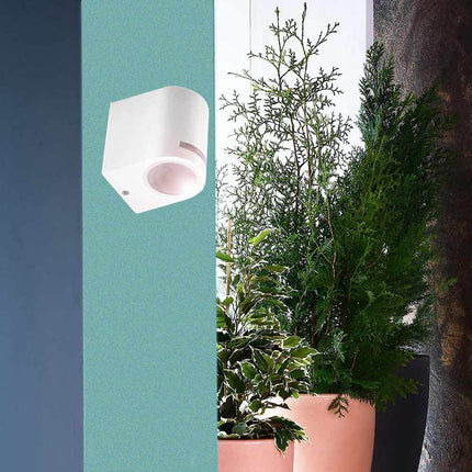 Applique da esterno per parete facciate giardino lampada da muro illuminazione per balcone ingresso attacco GU10 IP54 - enzoled
