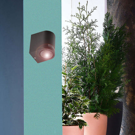 Applique da esterno per parete facciate giardino lampada da muro illuminazione per balcone ingresso attacco GU10 IP54 - enzoled