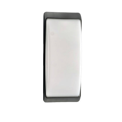 Applique a parete per esterno lampada da muro per balconi terrazzo attacco E27 grigio IP54 - enzoled