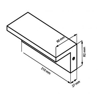 Applique da muro per esterno a led 10 watt lampada da parete per facciata balcone terrazzo IP54 - enzoled