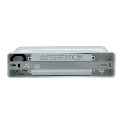 Applique lampada led per esterno 12 watt plafoniera per balconi terrazzi bianca luce bianca fredda 65000k calda 3000k naturale 4000k IP65 - enzoled