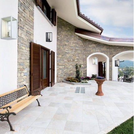 Applique da muro per esterno stile rustico lampada da parete attacco E27 per facciata terrazzo giardino - enzoled