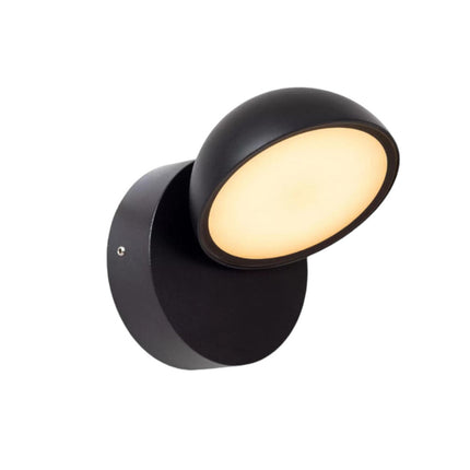 Applique a led da esterno 12 watt con teconologia cct 3 tonalità di luce lampada da parete bianco o grigio - enzoled