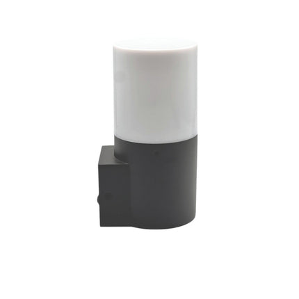 Applique da esterno da parete lampada da muro per balconi terrazzi attacco E27 IP54  bianco o grigio - enzoled