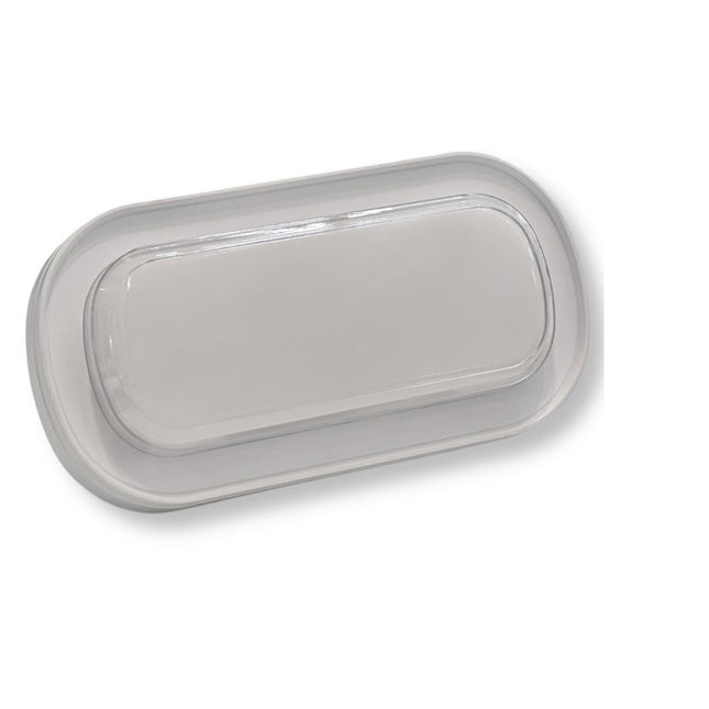 Applique da parete ovale a led 23 watt plafoniera da soffitto per balconi giardino IP54 CCT switch - enzoled