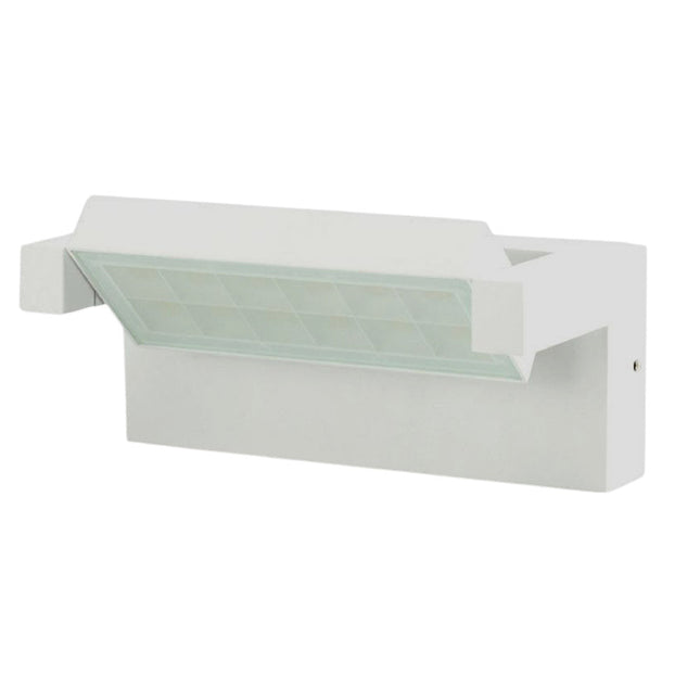 Applique da parete per esterno 21 watt tecnologia cct 3 tonalità di luce lampada da muro inclinabile a led IP65 - enzoled
