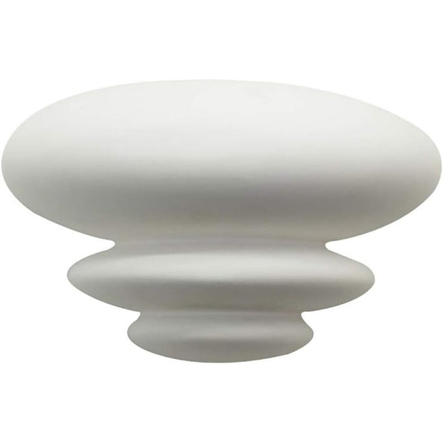 Applique da parete in gesso ovale con onde verniciabile lampada da muro con attacco g9 moderno - enzoled