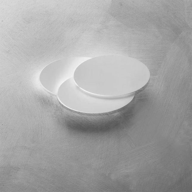 Applique a led ovale con 3 ovali 12 watt lampada a parete lumetto lume da comodino moderno abat jour luce bianca 6500k calda 3000k naturale 4000k - enzoled