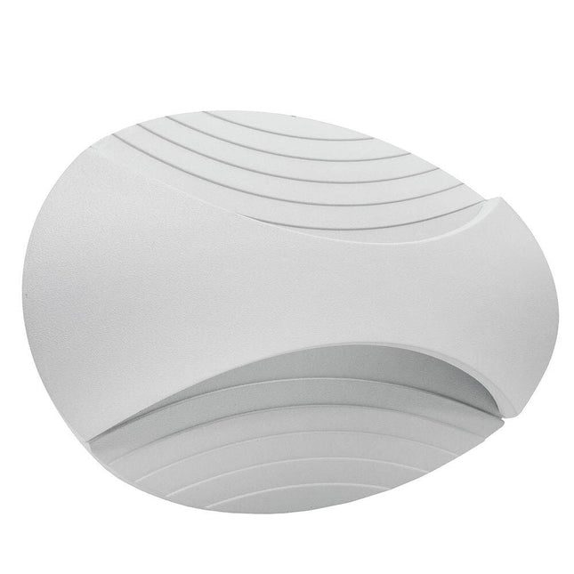Applique a parete doppia emissione 6 watt a led lampada da muro ovale 3 modalità di luce calda fredda e naturale ( - enzoled