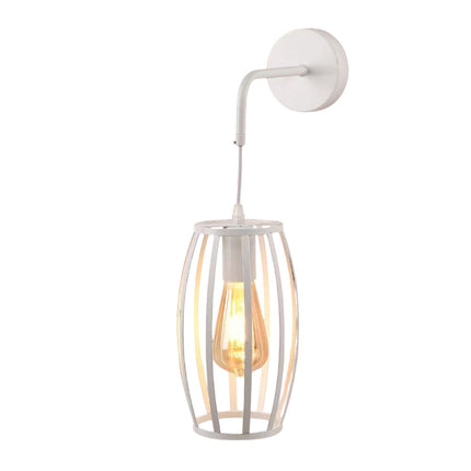 Applique da parete pendente di forma di ovale 3D stile minimal con portalampada E27 - enzoled