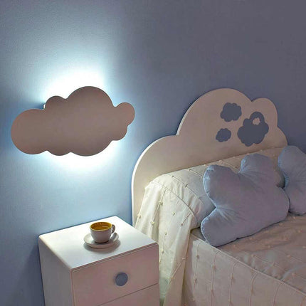 Applique a led a forma di nuvola lampada da parete 9 watt 3 colorazione di luce - enzoled