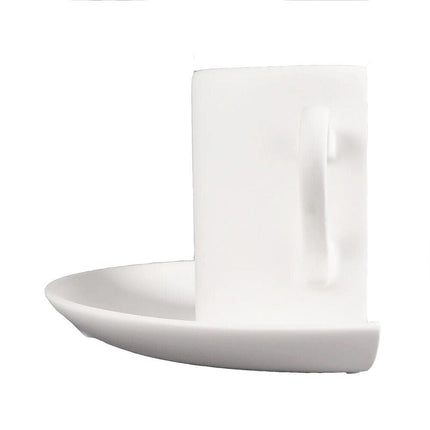 Applique in gesso a forma di tazza da caffè lampada a parete verniciabile attacco g9 - enzoled