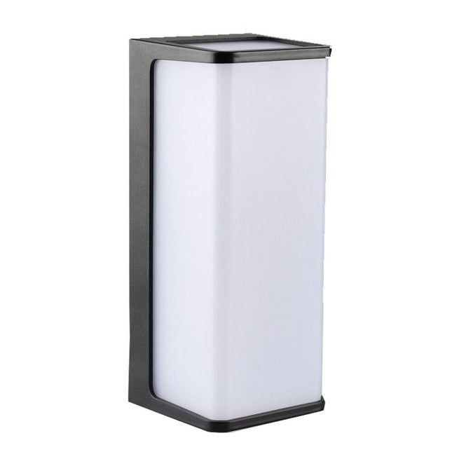 Applique a led da esterno per facciate giardino moderno lampada da muro nero 10 watt illuminazione per balcone IP65 - enzoled