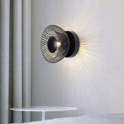 Applique a parete in stile industrial lampada da muro decorativa in metallo per camera da letto soggiorno attacco G9 - enzoled