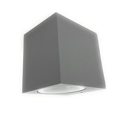 Applique a parete per esterno da giardino lampada da muro per balcone terrazzo  moderna attacco gu10  ip65 - enzoled