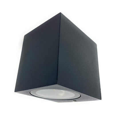 Applique a parete per esterno da giardino lampada da muro per balcone terrazzo  moderna attacco gu10  ip65 - enzoled