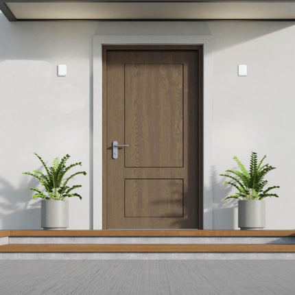 Applique a parete per esterno giardino ip65 lampada da muro moderna portalampada per faretto gu10 - enzoled