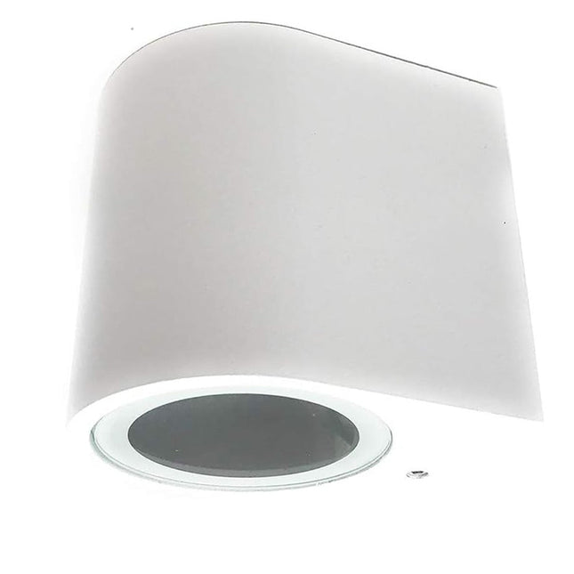 Applique a parete per esterno giardino ip65 lampada da muro moderna portalampada per faretto gu10 - enzoled