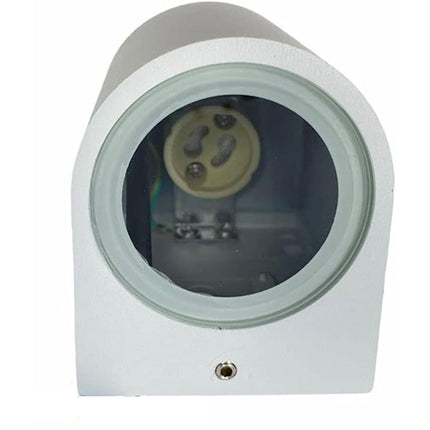 Applique a parete per esterno giardino ip65 lampada da muro moderna portalampada per faretto gu10 - enzoled