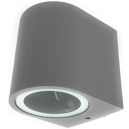 Applique a parete per esterno giardino ip65 lampada da muro moderna portalampada per faretto gu10 - enzoled