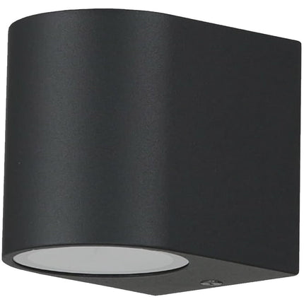 Applique a parete per esterno giardino ip65 lampada da muro moderna portalampada per faretto gu10 - enzoled