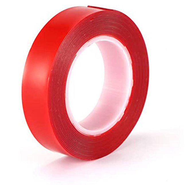 Nastro biadesivo in acrilico trasparente ultra resistente doppio lato adesivo per strip led 5m spessore 20mm - enzoled