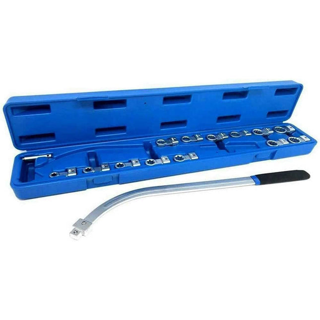 Chiave tendicinghia con adattatori torx e poligonali Varie Misure per puleggia Cinghie distribuzione Auto - enzoled