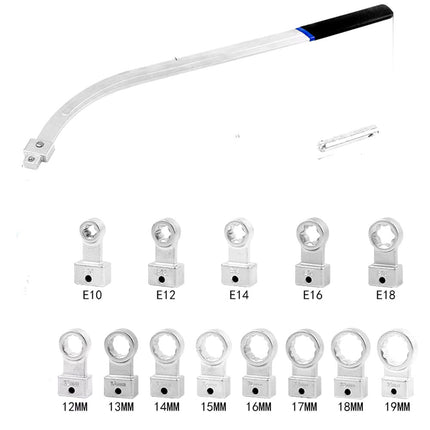 Chiave tendicinghia con adattatori torx e poligonali Varie Misure per puleggia Cinghie distribuzione Auto - enzoled
