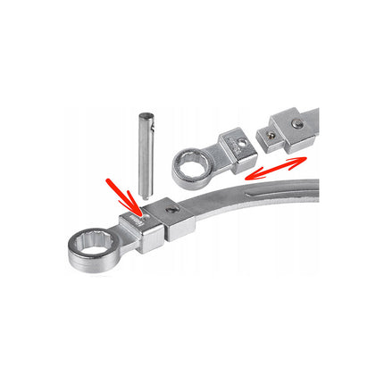 Chiave tendicinghia con adattatori torx e poligonali Varie Misure per puleggia Cinghie distribuzione Auto - enzoled