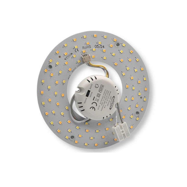 Circolina led modulo circolare 17 watt ricambio neon per plafoniere tecnologia CCT 3 in 1 6500k 3000k 4000k - enzoled