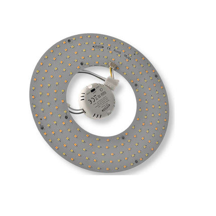 Circolina led modulo circolare 34 watt ricambio neon per plafoniere tecnologia CCT 3 in 1 6500k 3000k 4000k - enzoled