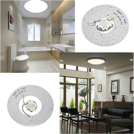 Circolina led 2835 modulo neon circolare 32 watt 265 volt ricambio neon per plafoniere luce calda fredda naturale - enzoled