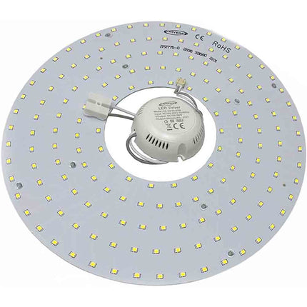 Circolina led 2835 modulo neon circolare 54 watt 265 volt ricambio neon per plafoniere luce calda fredda naturale - enzoled