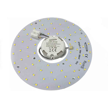 ircolina led 2835 modulo neon circolare 22 watt 265 volt ricambio neon per plafoniere luce calda fredda naturale - enzoled