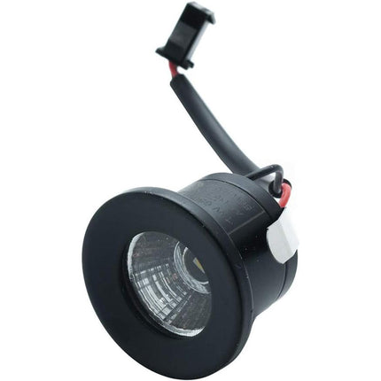 Faretto led cob ad incasso 1 watt mini spot punto luce tondo luce bianca 6500k calda 3000k naturale 4000k - enzoled