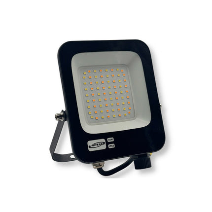 Faro ultra slim nero con tecnologia CCT 20 30 50 100 watt 3 colorazione di luce 6500k 3000k 4000k IP65 - enzoled