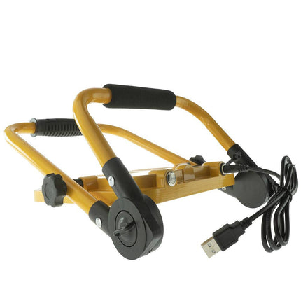 Faro da lavoro a led 50 watt faretto ricaricabile usb portatile emergenza IP65 luce fredda 6500k - enzoled