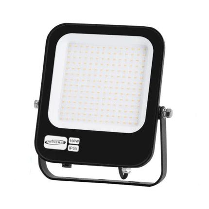 Faro led ultra slim 150 watt sottile proiettore per esterno ip65 staffa orientabile luce fredda 6500k calda 3000k naturale 4000k - enzoled